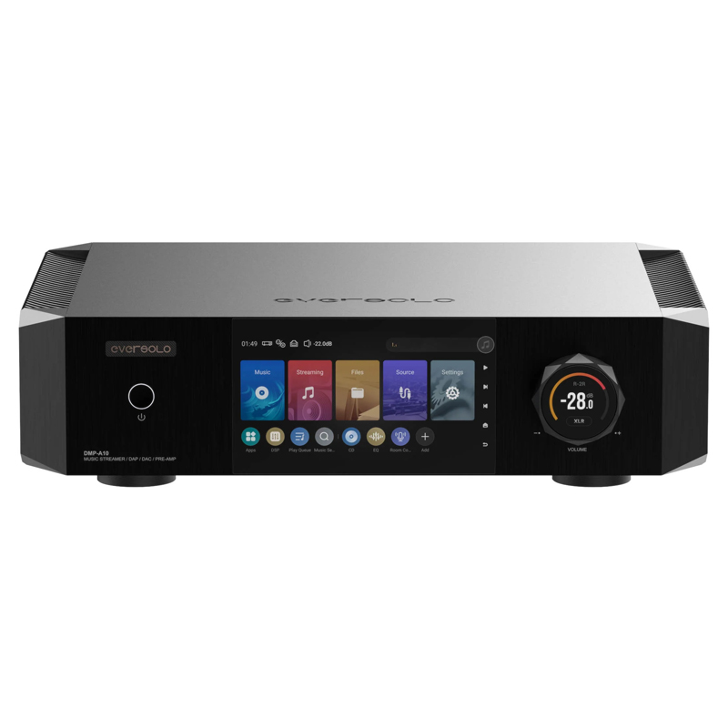 Music server Eversolo DMP A10, Pre Amp, DAC ES9039PRO, Network streamer, Bluetooth, 4GDDR4 kết hợp 64GeMMC
