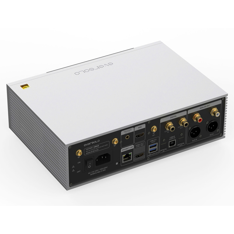 Music server Eversolo DMP-A6 Master Edition Gen 2, Preamp, DAC ES9038Q2M, Network Streamer, Bluetooth, 4GDDR4 kết hợp 32G eMMC-6