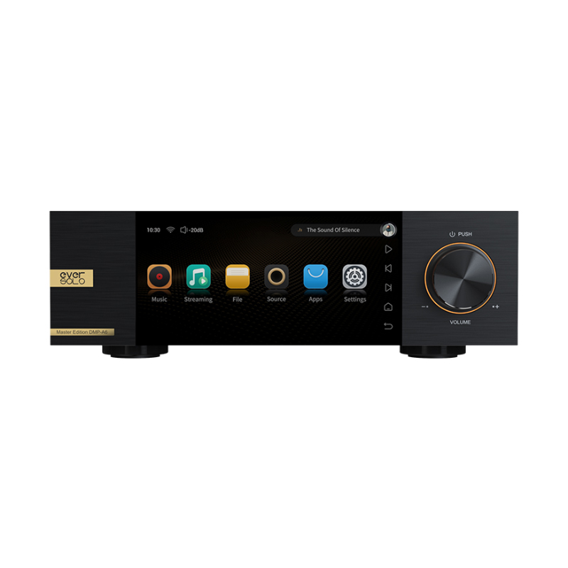Music server Eversolo DMP-A6 Master Edition, DAC ES9038Q2M, Network Streamer, Bluetooth, 4Go DDR kết hợp 32Go eMMC