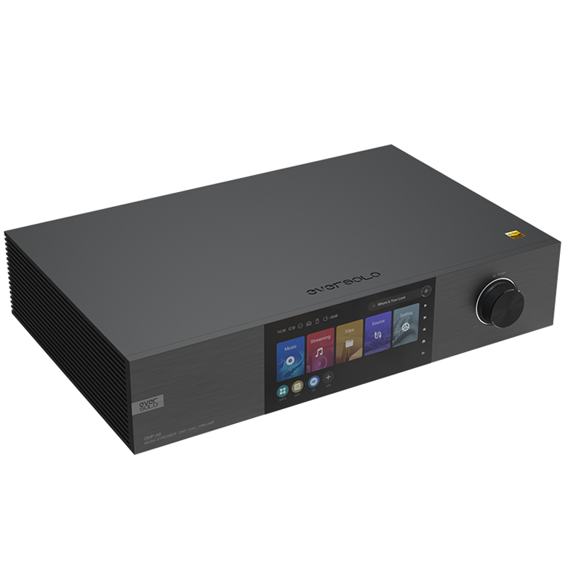 Music server Eversolo DMP-A8, Pre Amp, DAC AK4499EX và AK4191EQ, Network streamer, Bluetooth, 4GDDR4 kết hợp 64GeMMC-2