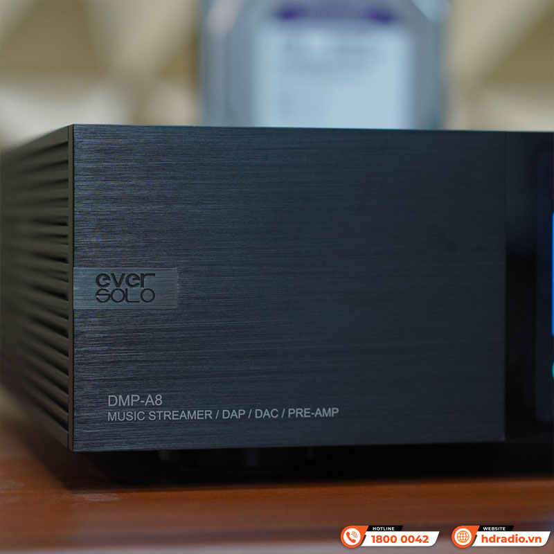 Music server Eversolo DMP-A8, Pre Amp, DAC AK4499EX và AK4191EQ, Network streamer, Bluetooth, 4GDDR4 kết hợp 64GeMMC-9