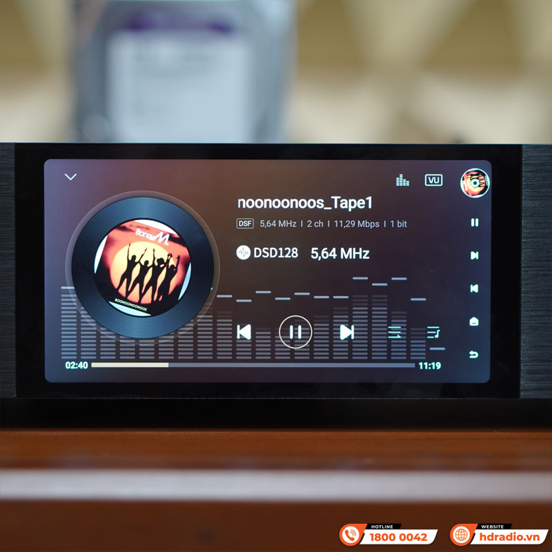 Music server Eversolo DMP-A8, Pre Amp, DAC AK4499EX và AK4191EQ, Network streamer, Bluetooth, 4GDDR4 kết hợp 64GeMMC-10
