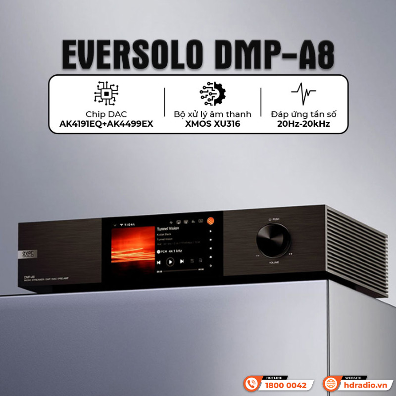 Music server + Network Player + DAC Eversolo DMP-A8