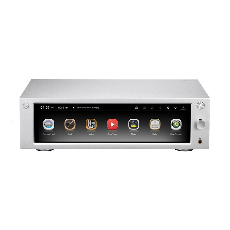 Amply Hifi Rose RS201E, Công Suất 2 x 50W, Music Server, Network Audio Player, DAC Sabre ES9018K2M, WiFi, Bluetooth (all in one)
