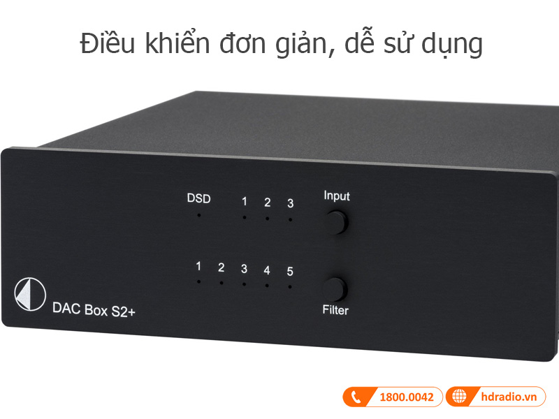 Dieu khien Pro-Ject DAC Box S2+