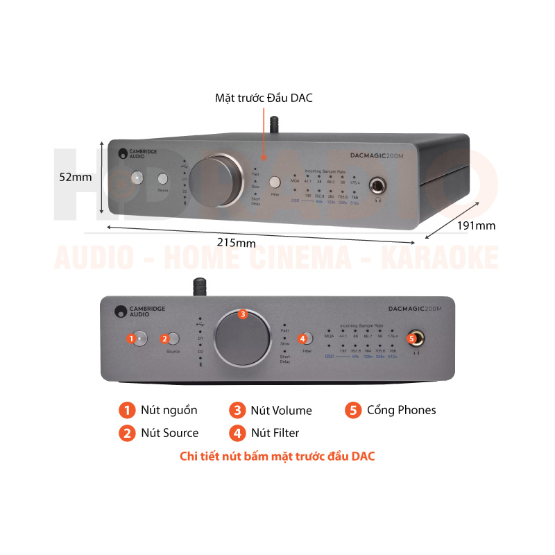 DAC Cambridge Audio DacMagic 200M, Chip ESS ES9028Q2M, Bluetooth, USB-15