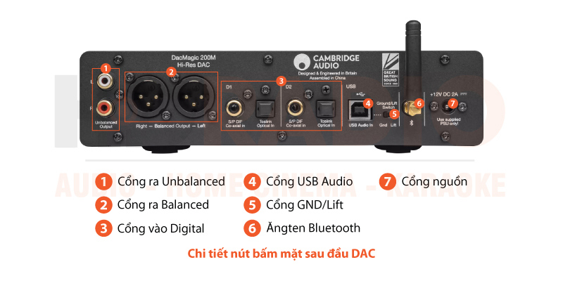 DAC Cambridge Audio DacMagic 200M, Chip ESS ES9028Q2M, Bluetooth, USB-16