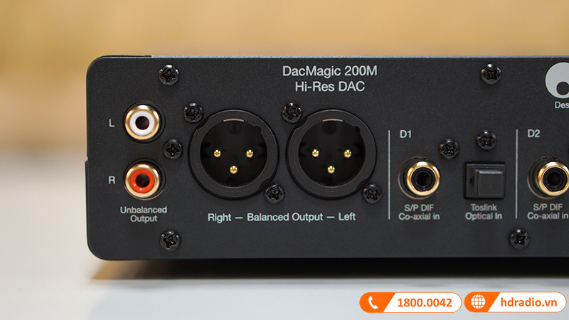 Cổng kết nối DAC Cambridge Audio DacMagic 200M