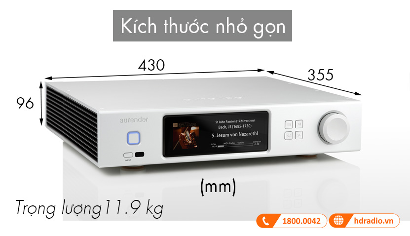 Kich thuoc Aurender A15