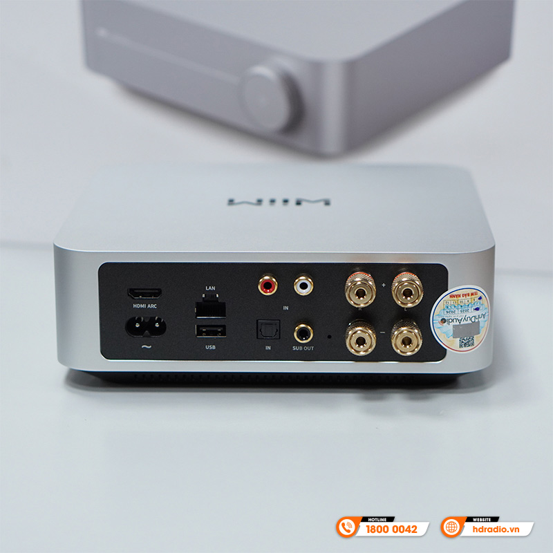 Amply WiiM Amp, 2 kênh, 60W/CH ở 8ohm 120W/CH ở 4ohm, Music Server, DAC, Network Streamer, Bluetooth, Wi-Fi, AirPlay 2, Chromecast-6