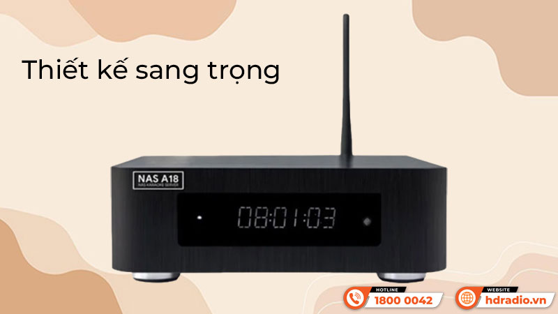 Thiết kế Đầu HiMedia NAS A18