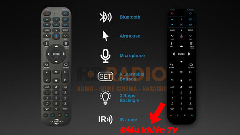Điều khiển Đầu Dune HD Max 8K