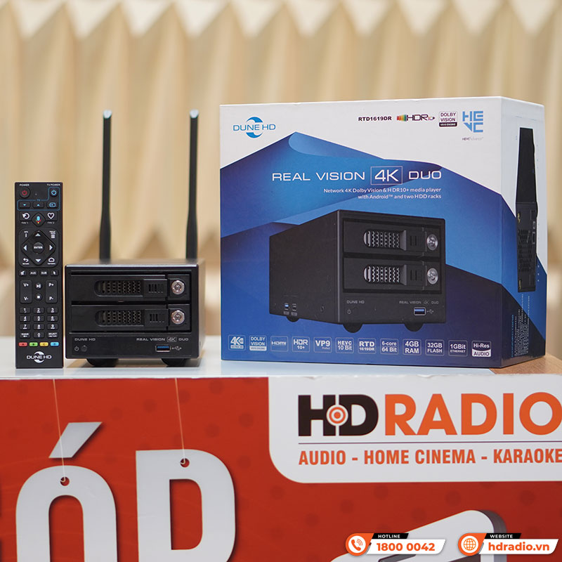 Đầu Dune HD Real Vision 4K Duo, Android 9.0, Phát 4Kp60 Dolby Vision và HDR10+-2