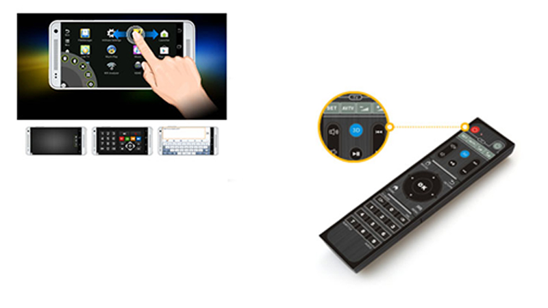 Đầu 4K HiMedia Q20 - Ứng dụng từ xa tích hợp