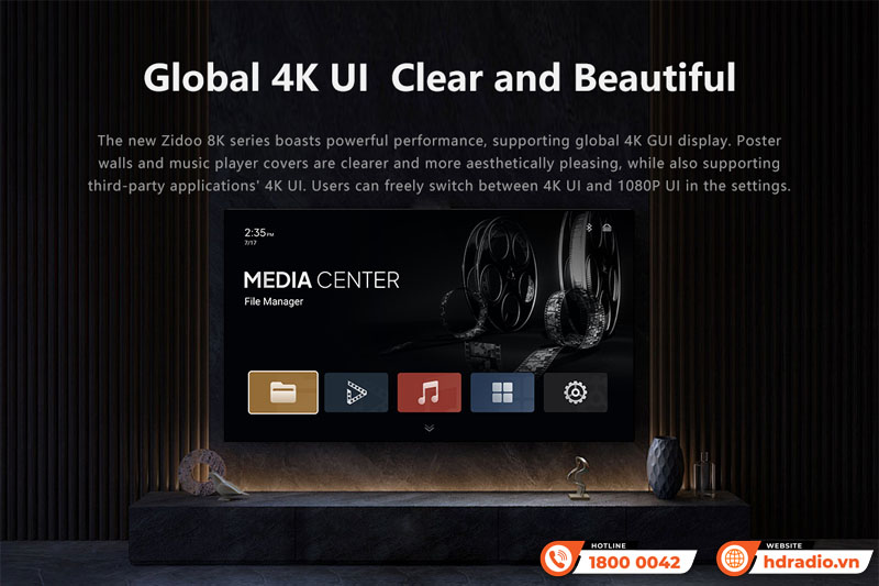 Đầu ZIDOO UHD8000