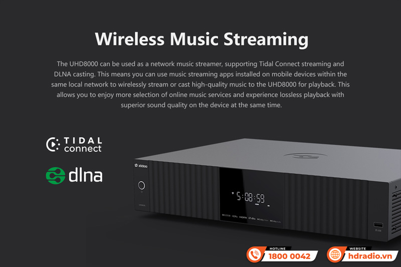 Đầu ZIDOO UHD8000