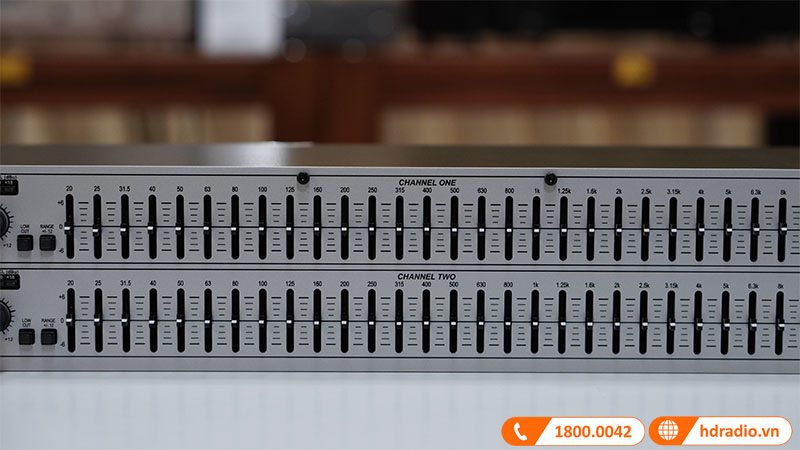 Equalizer DBX 231S được nâng cấp khả năng xử lí âm thanh