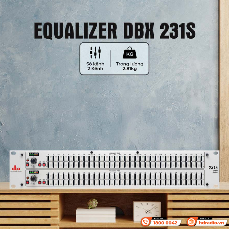 Tính năng Equalizer DBX 231S