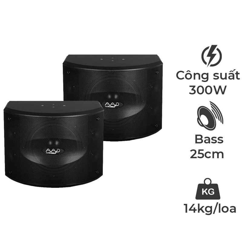 Loa AAD KM410, Bass 25cm, 300W