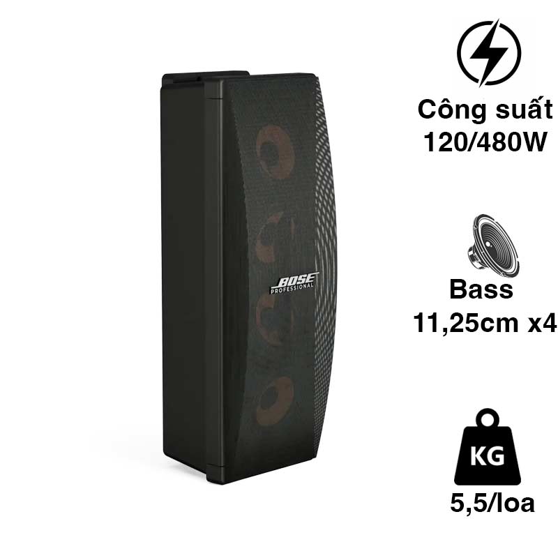 Loa Bose 402 Seri V chính hãng, Bass 11,25cm x4, 120W