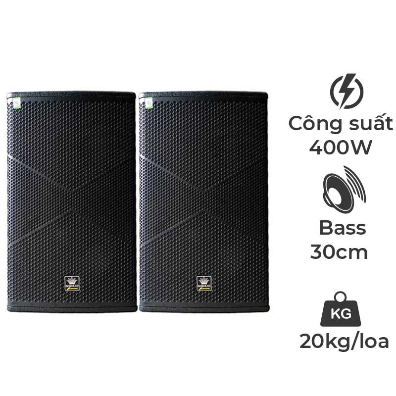 Loa BossElec SX912, Bass 30cm, 400W