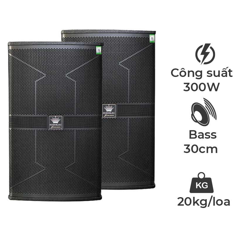 Loa BossElec M12, Bass 30, Tiếng Tốt