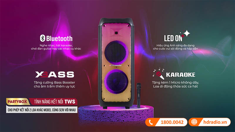 Loa Boston Acoustics Party Box BA-1002PB