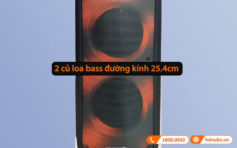 loa bass đường kính 25.4cm
