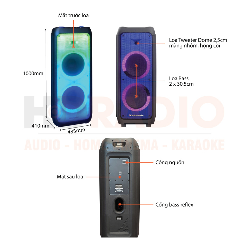 Loa Boston PartyBox BA-1202PB-1