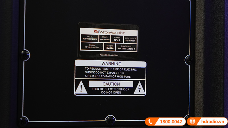 Loa Boston Acoustics PARTY BOX BA-1202PB ảnh thực tế