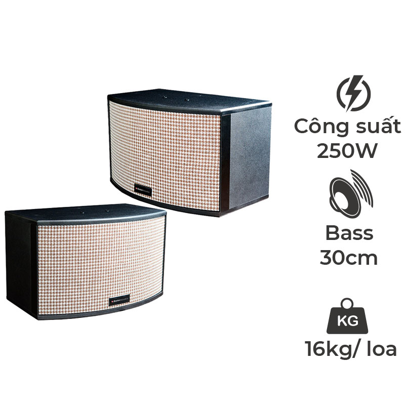 Loa Boston Classic 12, Bass 30cm, 250W