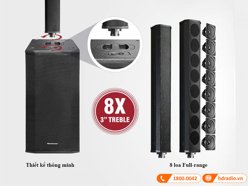 Dải loa cột của Boston Acoustics L10 PRO