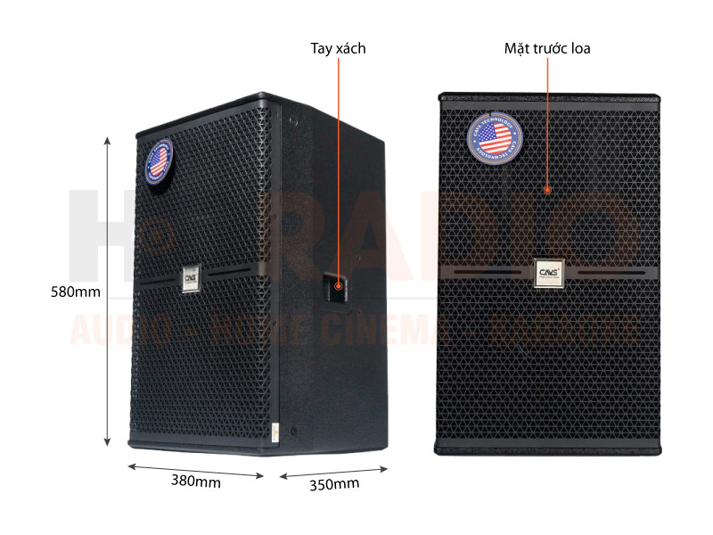 Chú thích Loa CAVS C12