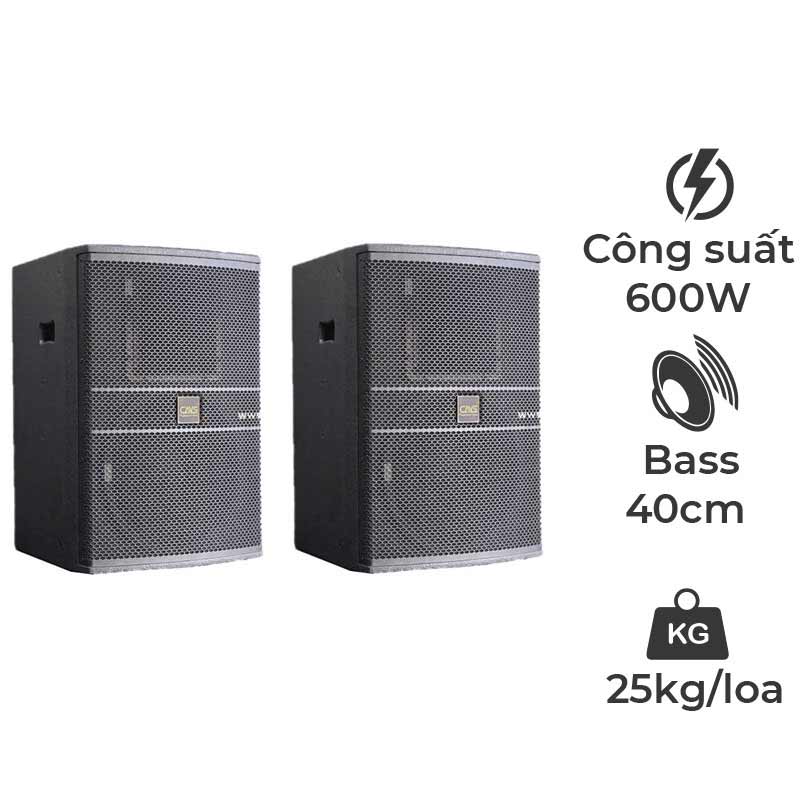 Loa Full CAVS LS715, Bass 40cm, 600W