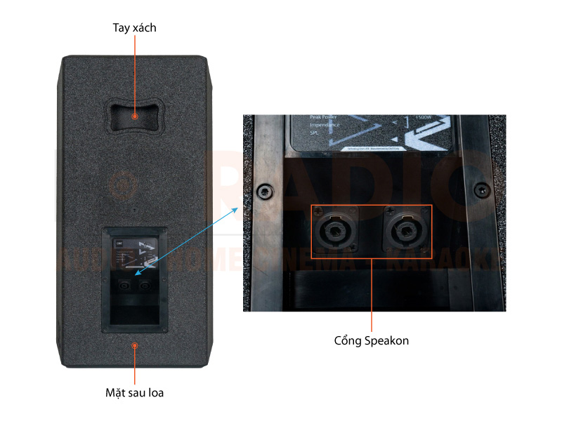 Chú thích Loa CAVS G12