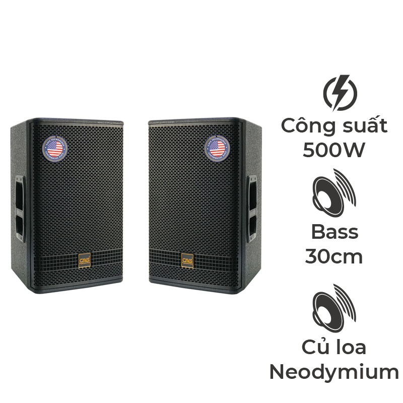 Loa CAVS LP12 Limited Edition, Công suất 500W, Bass 30cm