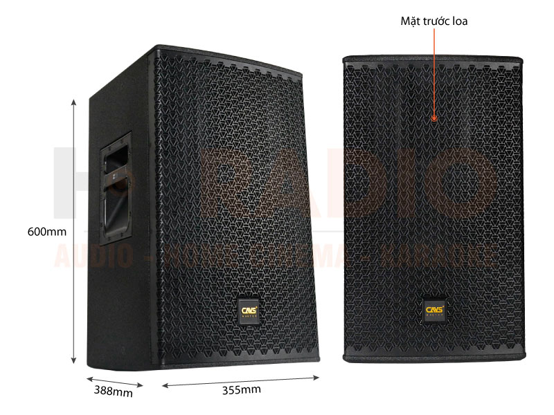 Chú thích Loa CAVS K12
