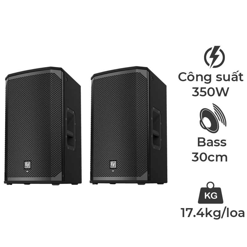 Loa Electro voice EKX12 SAB, SX: Đức, Bass 30, 350W