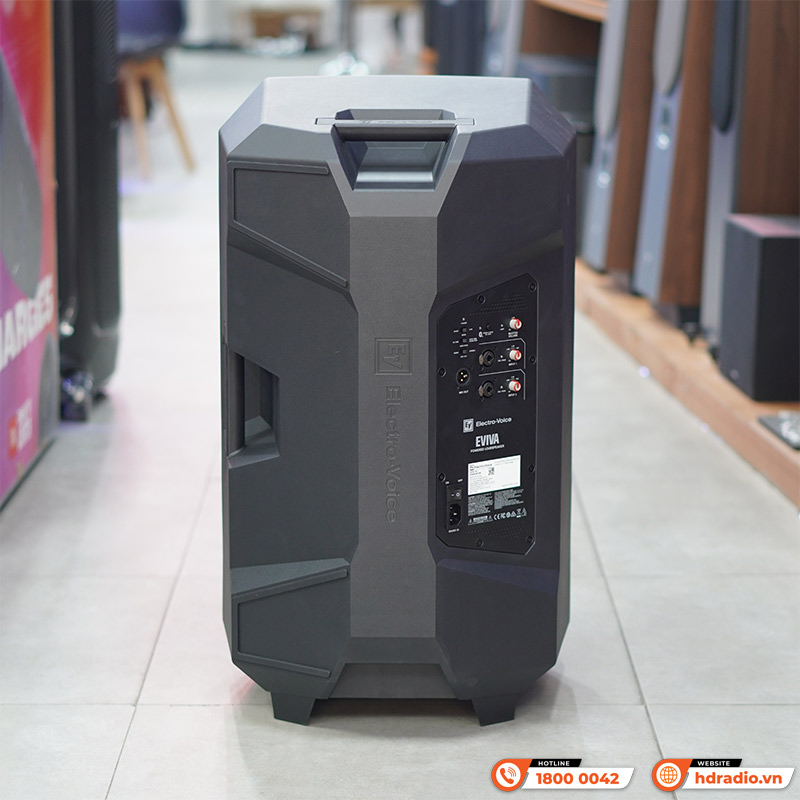 Loa Electro voice Eviva 15P, Bass 38cm, Công suất 1000W, Max SPL 126db, Bluetooth, XLR/TRS-5