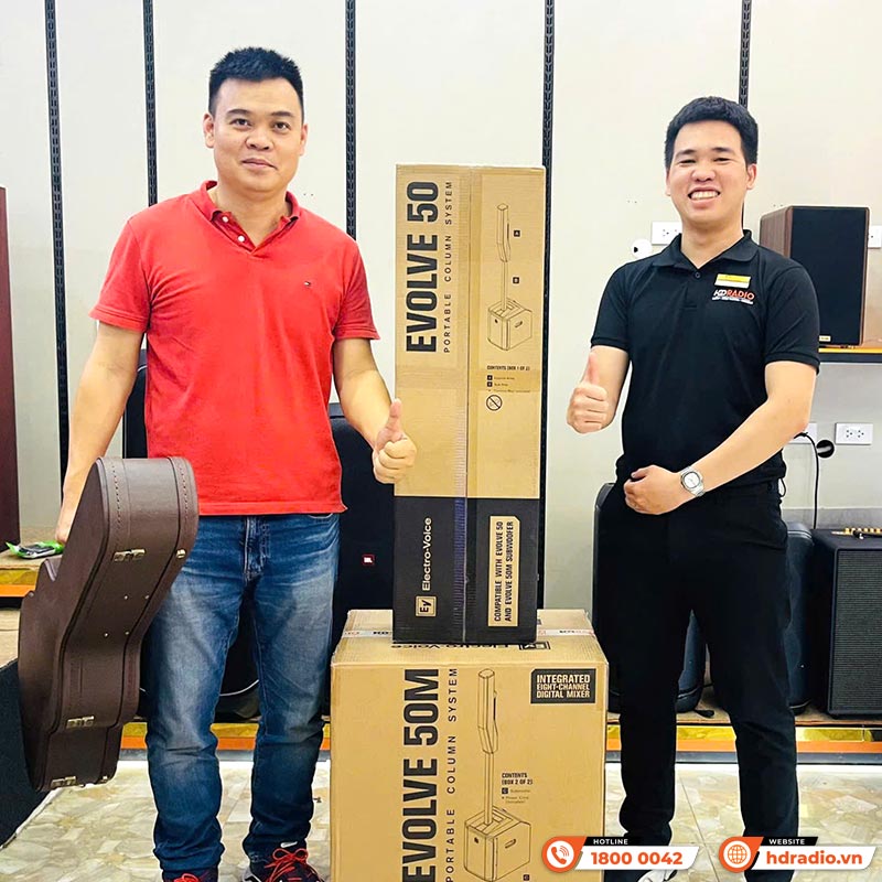 Loa Electro voice Evolve 50, công suất 1000W, AUX, Bluetooth (Loa Column Array)-1