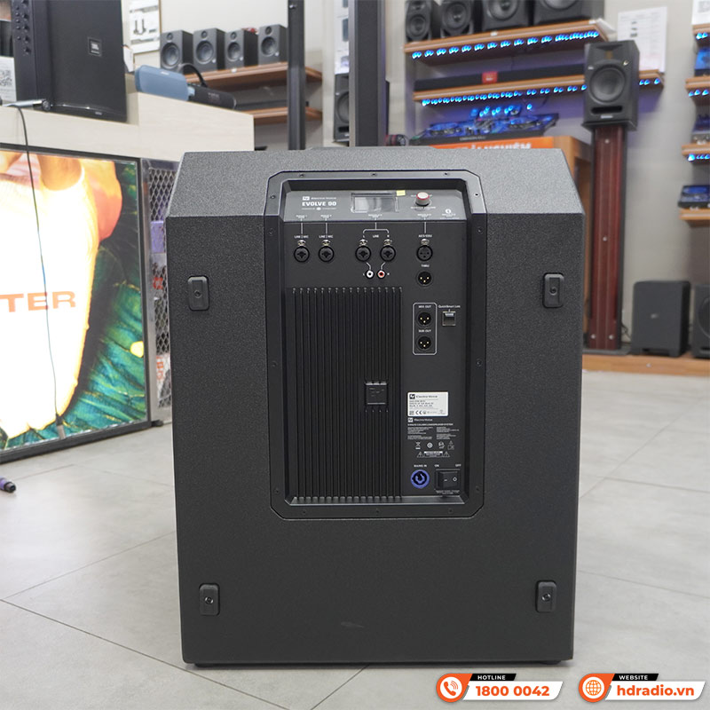 Loa Electro voice Evolve 90, Công suất 2000W (28 Hz - 20 kHz) SPL 134 dB, XLR, RCA, Bluetooth, APP Electro-Voice QuickSmart Mobile-9
