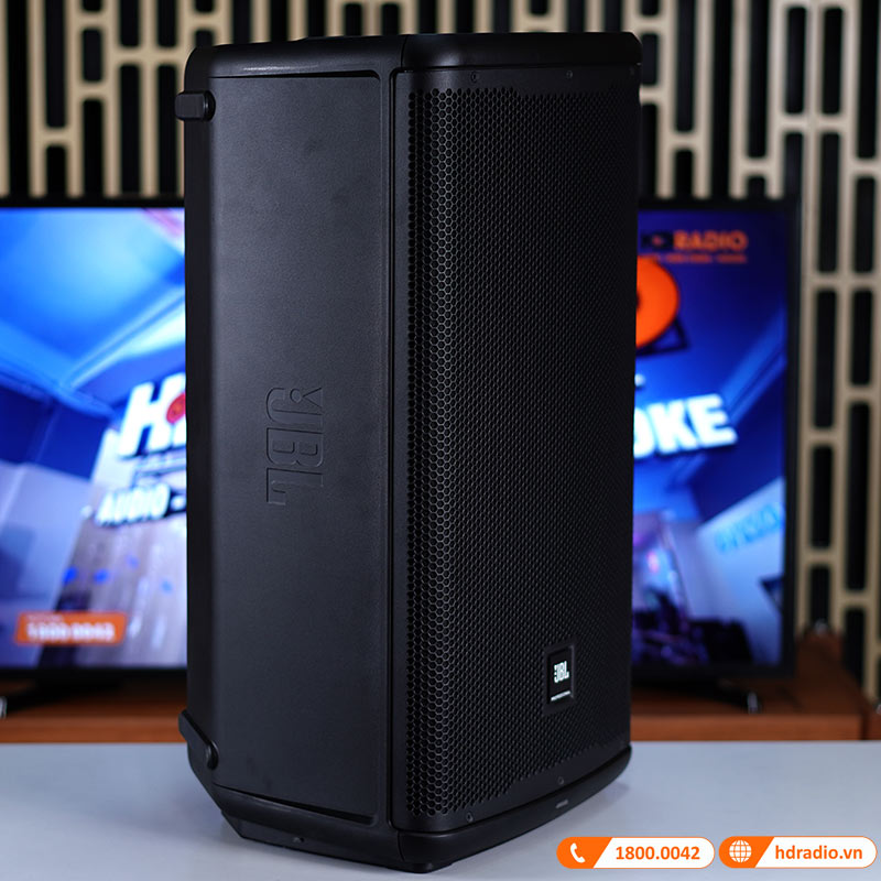 Loa JBL Eon 712, Bass 30 cm, Công suất (1300W Peak, 650W RMS), Mixer 3 kênh, Mixer 3 kênh, LCD, Bluetooth, XLR-3