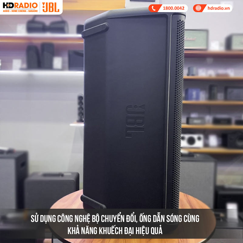 Loa JBL Eon 712, Bass 30 cm, Công suất (1300W Peak, 650W RMS), Mixer 3 kênh, Mixer 3 kênh, LCD, Bluetooth, XLR-20