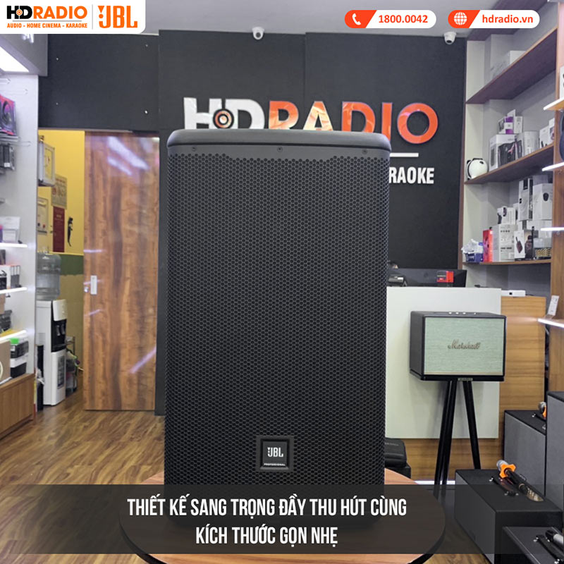 Loa JBL Eon 712, Bass 30 cm, Công suất (1300W Peak, 650W RMS), Mixer 3 kênh, Mixer 3 kênh, LCD, Bluetooth, XLR-16