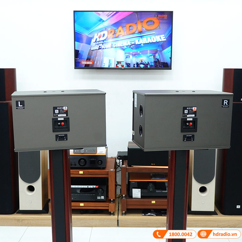 Loa JBL Ki510 Chính Hãng, Bass 25cm, Công Suất 350W RMS, 12.4Kg/1loa-12