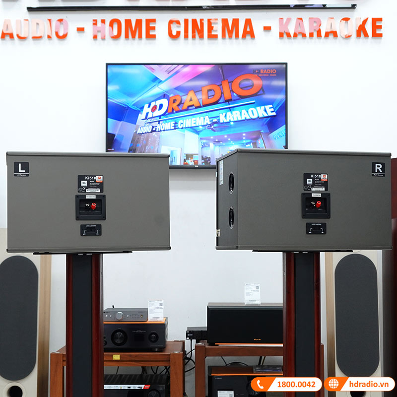 Loa JBL Ki510 Chính Hãng, Bass 25cm, Công Suất 350W RMS, 12.4Kg/1loa-8