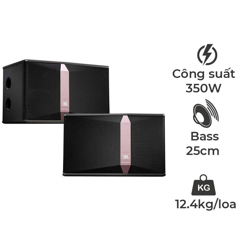 Loa JBL Ki510 Chính Hãng, Bass 25cm, Công Suất 350W RMS, 12.4Kg/1loa