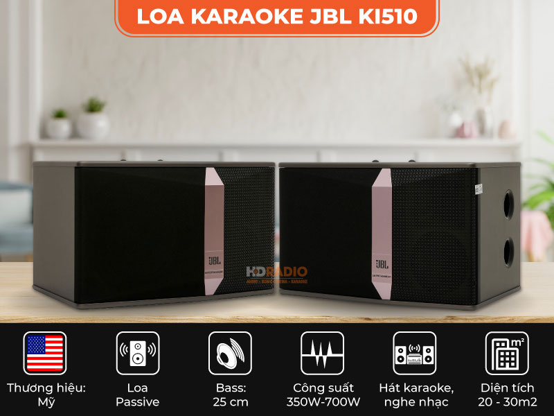 Loa JBL KI 510 nhập khẩu chính hãng.
