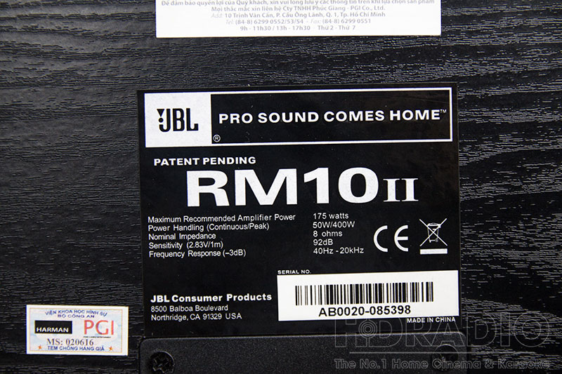 tem loa karaoke jbl rm10ii