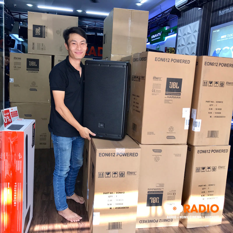 Hình ảnh thực tế loa JBL EON 612 tai hdradio 4 Hình ảnh thực tế loa JBL EON 612 tai hdradio 4